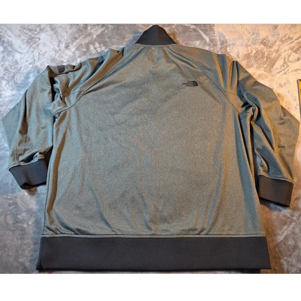 T-Mobile The North Face Men's Tech‎ Full-Zip Fleece Jacket Size XXL Gray